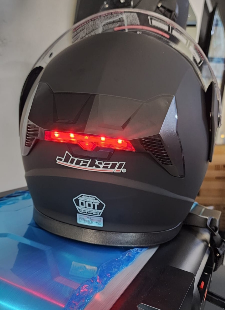 Motorcycle Helmet With Led Lights